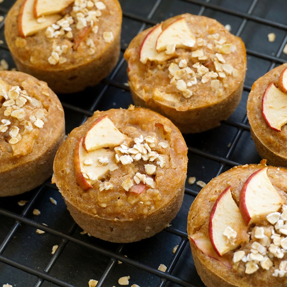 Vegane & gesunde Frühstücksmuffins