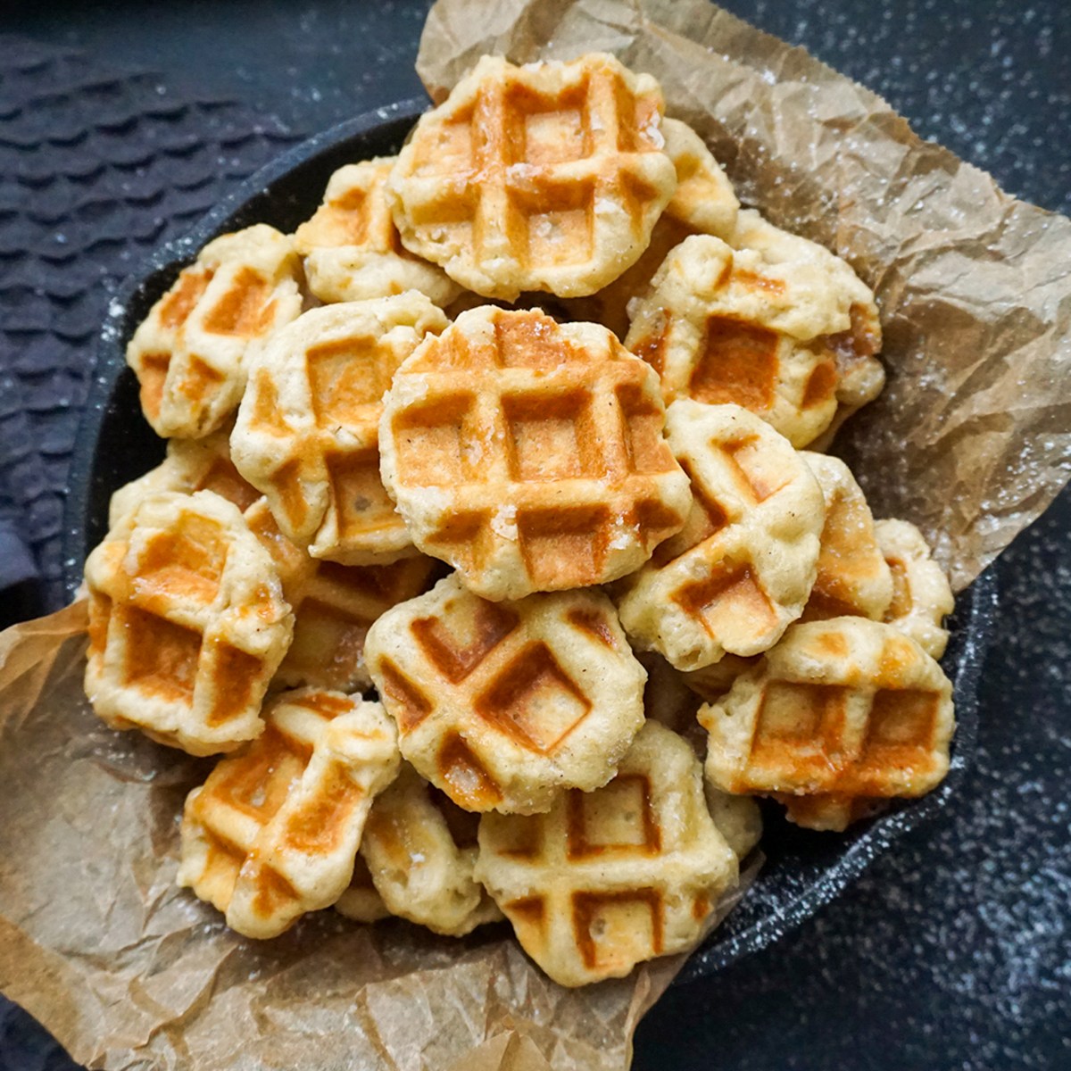 Vegane belgische Waffeln