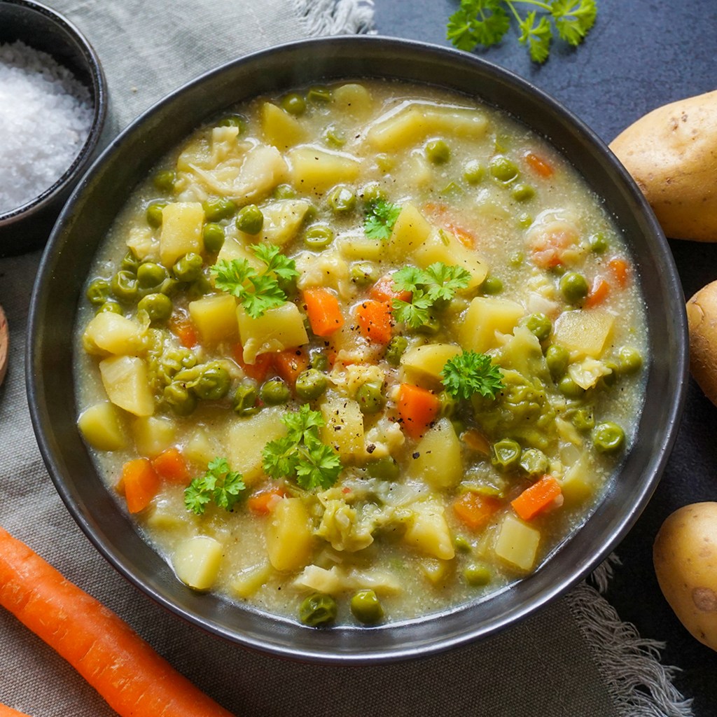 Karotten-Erbsen-Eintopf