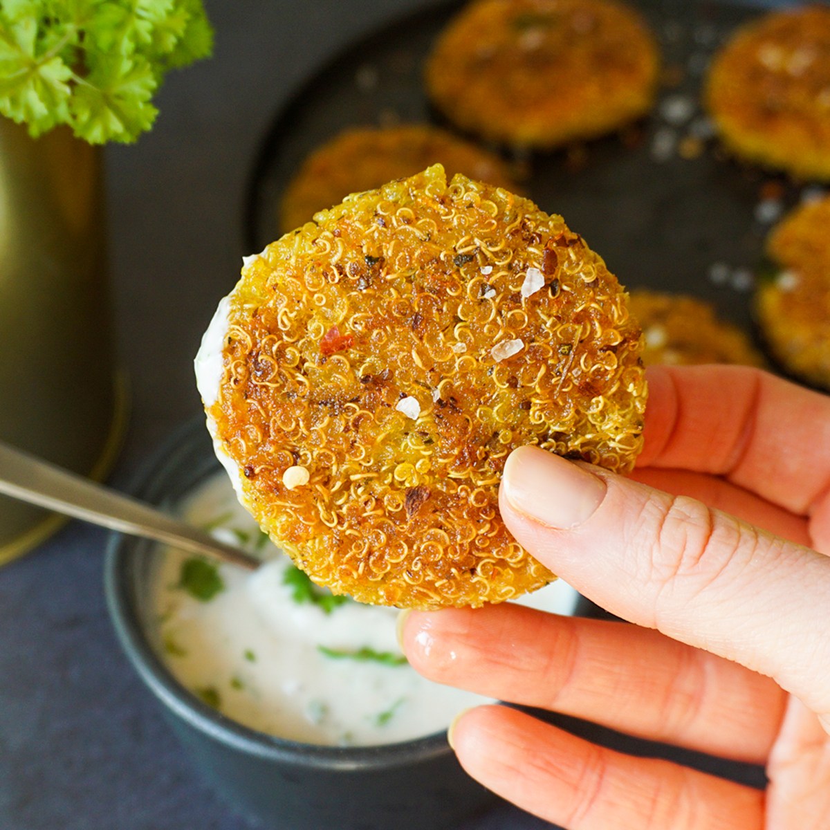 Quinoa-Kürbis-Patties