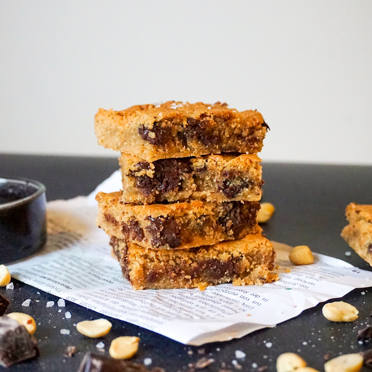Peanut-Butter Blondies